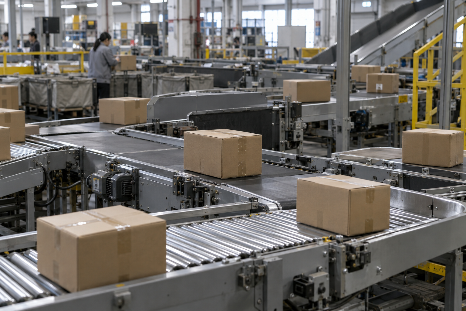 Industrial equipment context for logistics & conveying