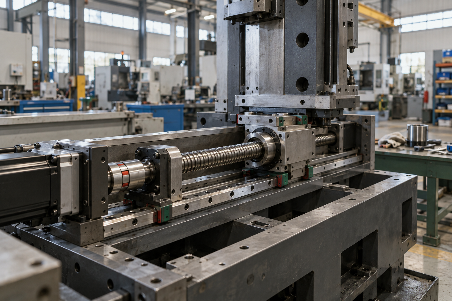 Industrial transmission components arranged by machine assembly
