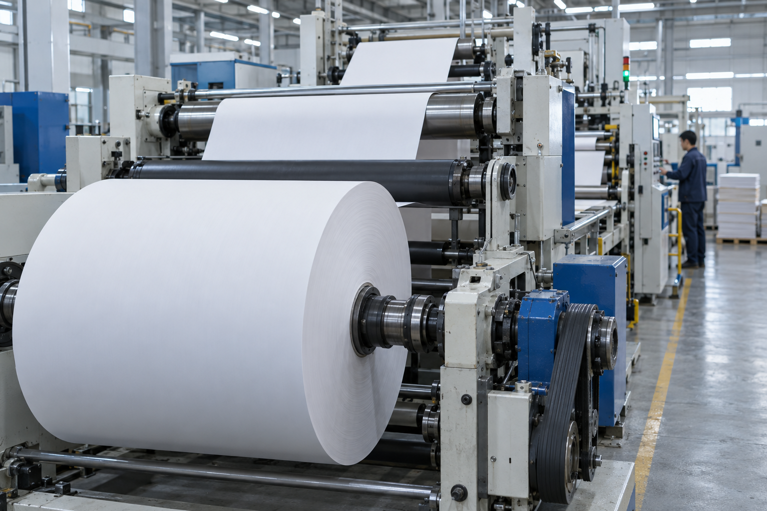 Industrial equipment context for printing & converting