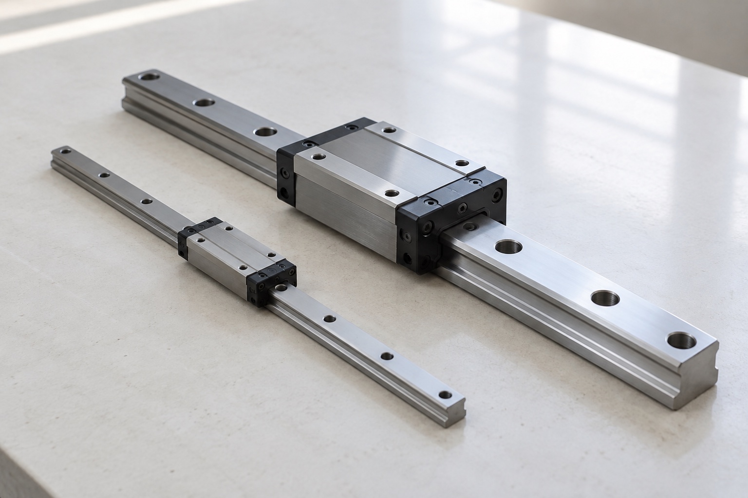 Linear Guides: Related product forms. Product appearance varies by model and configuration.