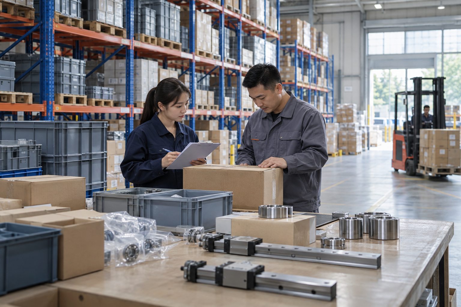 Transmission component warehousing and receiving review