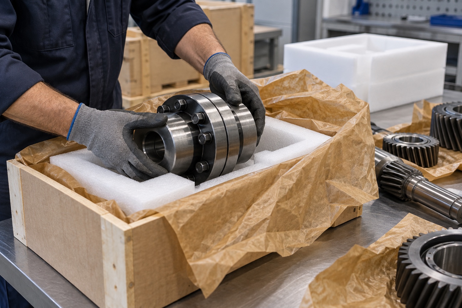 Protective component packing