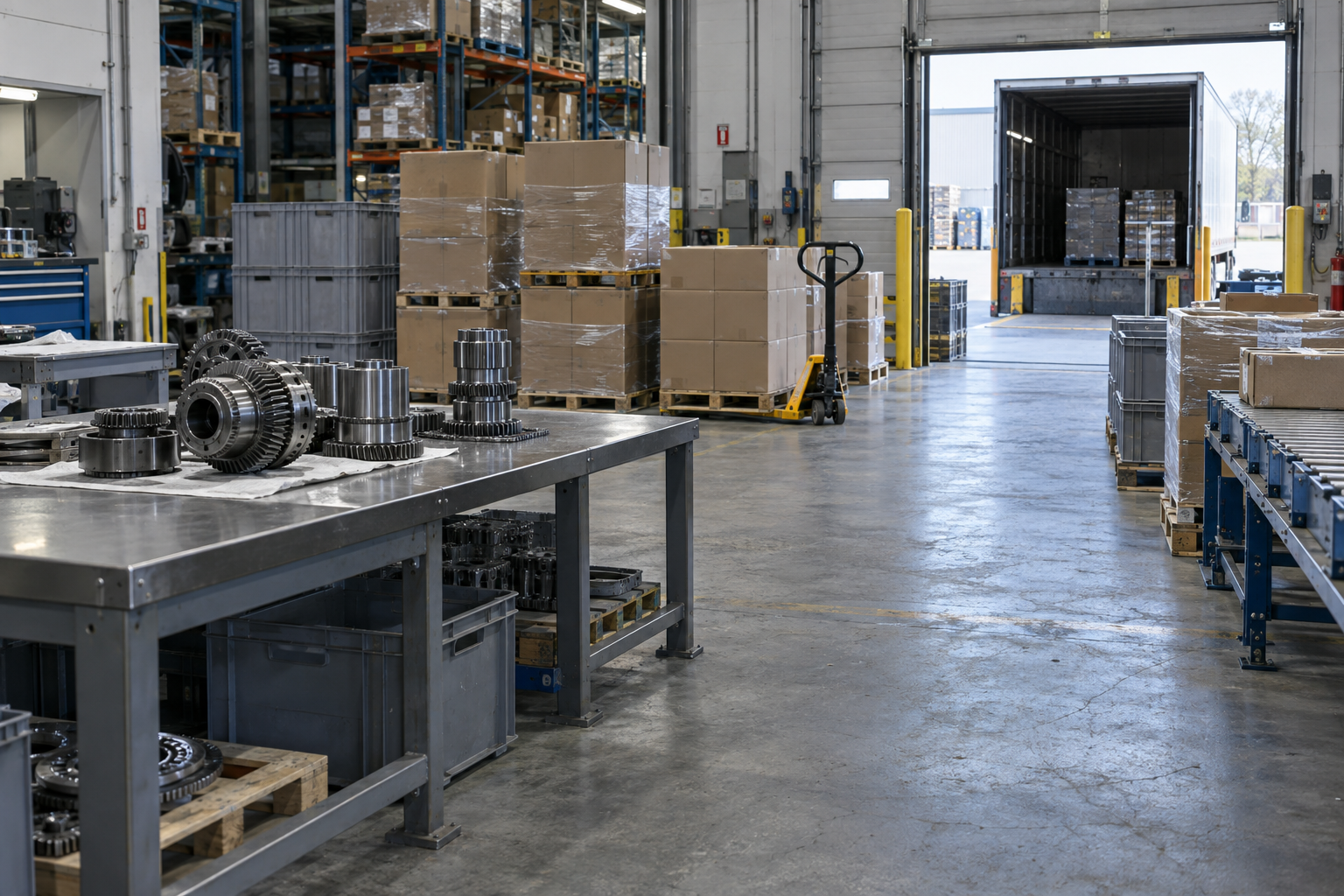 Receiving and coordinated dispatch